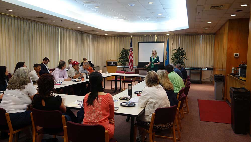 Dr Robyn Odegaard training class